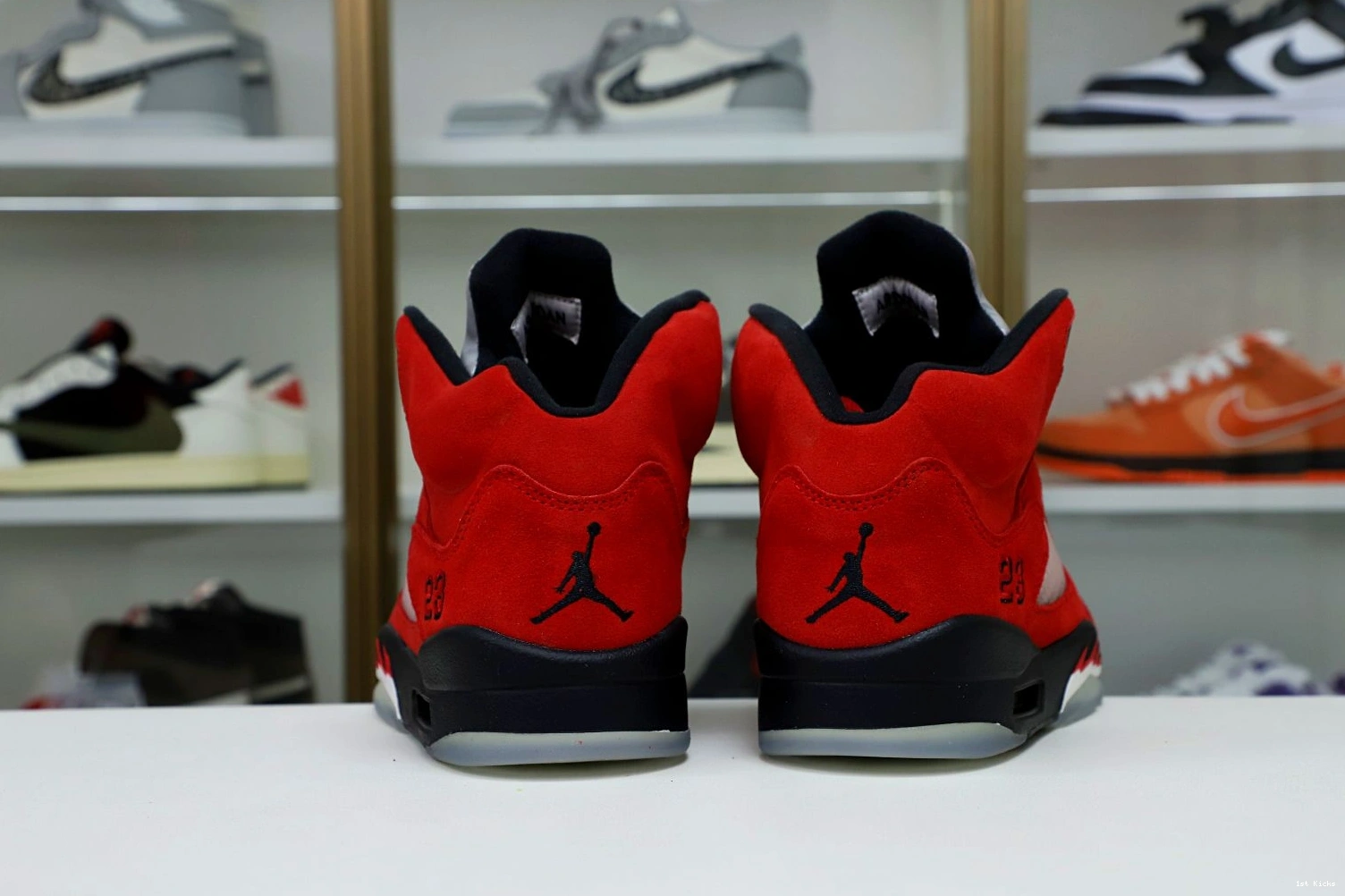 RAGING Kimikick 5 RED 1955 BULL BestValue RETRO JORDAN SUEDE AIR 1230